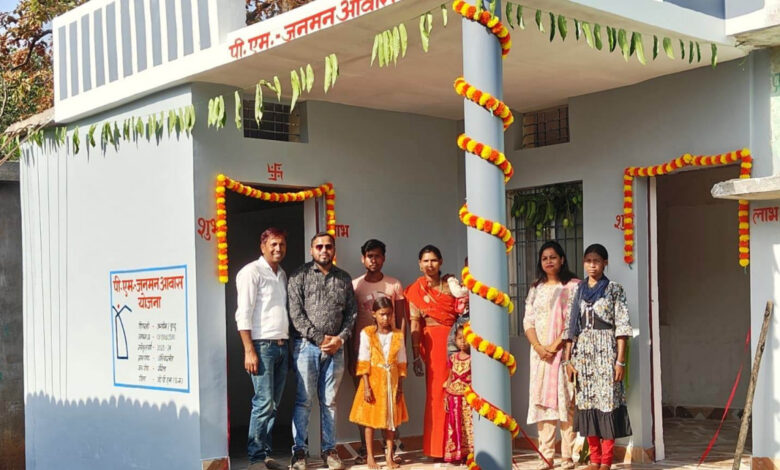 पीएम जनमन आवास योजना से जगदीश बैगा के पक्के घर का सपना हुआ साकार…..