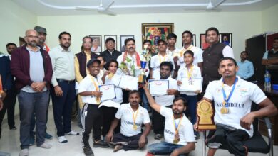 उप मुख्यमंत्री विजय शर्मा से उत्कृष्ट प्रदर्शन करने वाले खिलाड़ियों ने की सौजन्य मुलाकात: राज्यस्तरीय पैरा एथलेटिक्स प्रतियोगिता में कबीरधाम जिला के खिलाड़ियों का रहा दबदबा…..
