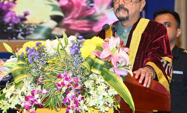 शिक्षा का मूल उद्देश्य केवल आजीविका प्राप्त करना नहीं बल्कि ज्ञान और बुद्धिमत्ता प्राप्त कर पूरे समाज का विकास होना चाहिए- राज्यपाल रमेन डेका….