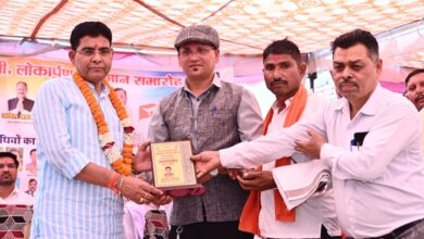 समाज की प्रगति ही राष्ट्र की उन्नति का आधार – मंत्री टंकराम वर्मा…..