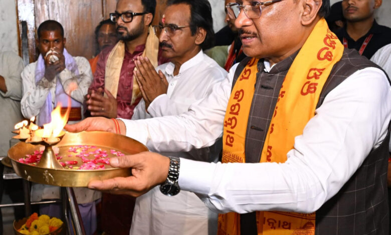 मुख्यमंत्री विष्णु देव साय ने जगन्नाथ मंदिर में की पूजा-अर्चना….