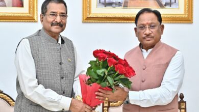 मुख्यमंत्री विष्णु देव साय से छत्तीसगढ़ राज्य पुलिस जवाबदेही प्राधिकरण के नव पदस्थ सदस्य राजीव श्रीवास्तव ने की सौजन्य भेंट….