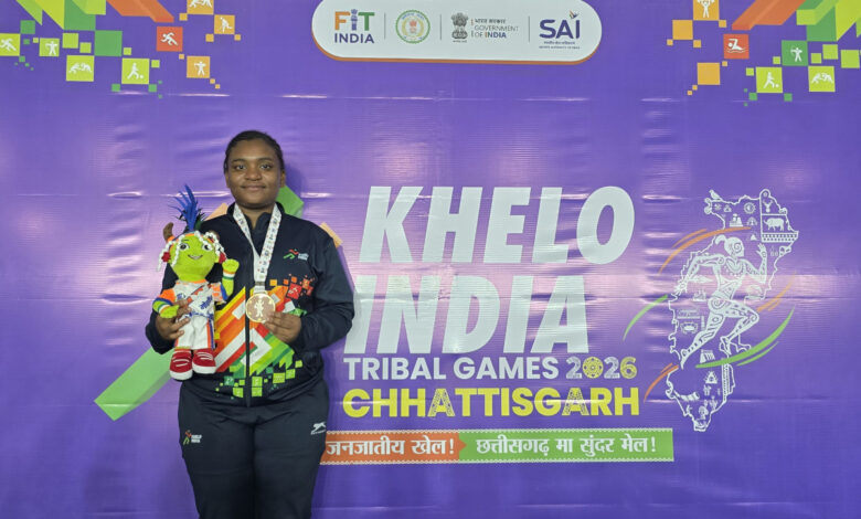 खेलो इंडिया ट्राइबल गेम्स 2026 : कर्नाटक की मनीषा जोंस सिद्दी ने जीता गोल्ड….