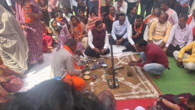 कृषि मंत्री राम विचार नेताम ने धोन्धा प्रतापपुर में किया कृषि महाविद्यालय का भूमि पूजन…