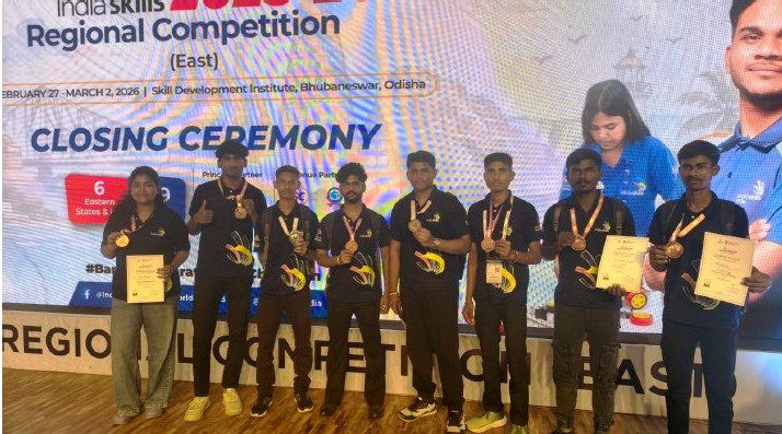 इंडिया स्किल 2025-26 में छत्तीसगढ़ को मिली ऐतिहासिक सफलता: छत्तीसगढ़ के प्रतिभागियों ने ईस्ट ज़ोन प्रतियोगिता में जीते 12 पदक- मुख्यमंत्री विष्णु देव साय ने दी बधाई…..