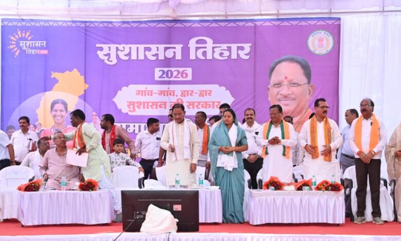 सुशासन तिहार जनता की समस्याओं के समाधान का अभियान, सरकार पहुंच रही लोगों के द्वार : मुख्यमंत्री विष्णु देव साय…. सुशासन तिहार जनता की समस्याओं के समाधान का अभियान, सरकार पहुंच रही लोगों के द्वार : मुख्यमंत्री विष्णु देव साय….