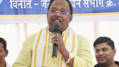 ’कृषि मंत्री रामविचार नेताम ने किया काशीसोत व्यपवर्तन योजना नहर विस्तार कार्य का भूमिपूजन’….
