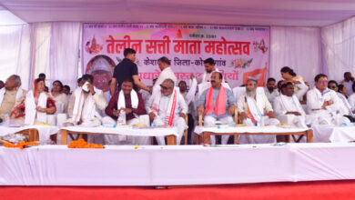 उप मुख्यमंत्री अरुण साव प्रथम तेलीन सत्ती माता महोत्सव में हुए शामिल…..