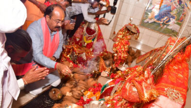उप मुख्यमंत्री अरुण साव ने तेलीन सत्ती माता मंदिर में की पूजा-अर्चना….