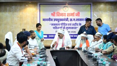 नक्सली पीड़ित परिवारों और शहीदों के परिजनों से मिले उप मुख्यमंत्री विजय शर्मा…..