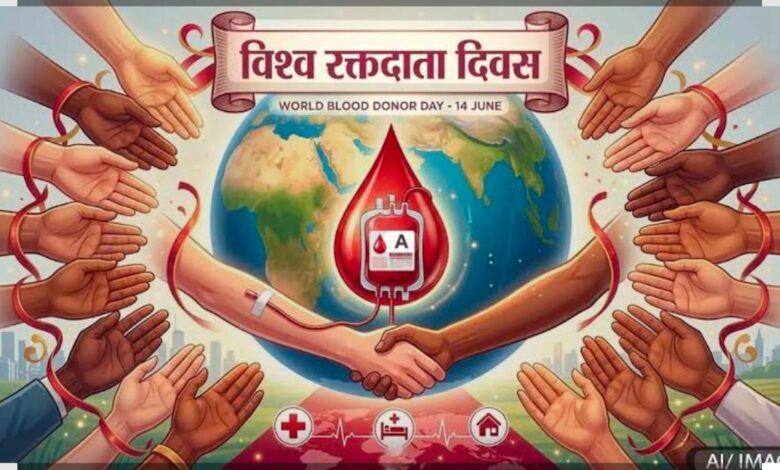 विश्व रक्तदाता दिवस 2026: बेमेतरा में 14 जून को विशाल रक्तदान शिविर, “Give Blood, Give Hope” थीम पर होगा आयोजन