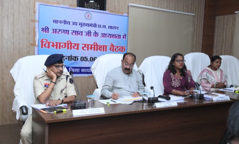प्रभावी कार्यशैली और नई तकनीकों को अपनाकर समस्याओं का करें त्वरित समाधान – उप मुख्यमंत्री अरुण साव… प्रभावी कार्यशैली और नई तकनीकों को अपनाकर समस्याओं का करें त्वरित समाधान – उप मुख्यमंत्री अरुण साव…