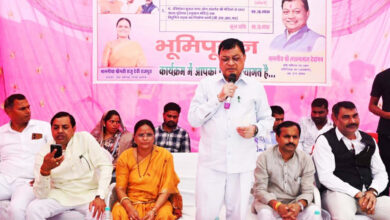उद्योग मंत्री देवांगन ने 99 लाख 78 हजार रूपए के सड़क डामरीकरण कार्य का भूमिपूजन किया…. उद्योग मंत्री देवांगन ने 99 लाख 78 हजार रूपए के सड़क डामरीकरण कार्य का भूमिपूजन किया….