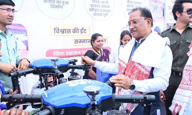 मुख्यमंत्री विष्णुदेव साय की पहल से जशपुर की महिलाएं बनेंगी ‘ड्रोन दीदी’….
