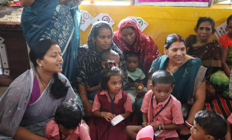 कुपोषण मुक्त छत्तीसगढ़ की दिशा में सशक्त पहल : मंत्री लक्ष्मी राजवाड़े ने एनआरसी और आंगनबाड़ी में बच्चों संग बिताया समय…..