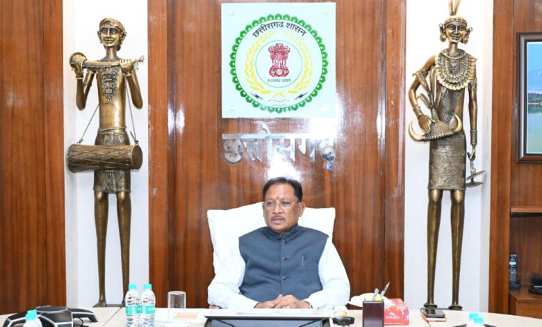 मुख्यमंत्री विष्णु देव साय ने खरीफ-2026 एवं संभावित अल्प वर्षा की तैयारियों की उच्चस्तरीय समीक्षा की…. मुख्यमंत्री विष्णु देव साय ने खरीफ-2026 एवं संभावित अल्प वर्षा की तैयारियों की उच्चस्तरीय समीक्षा की….